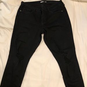 Black Midrise Old Navy Denim